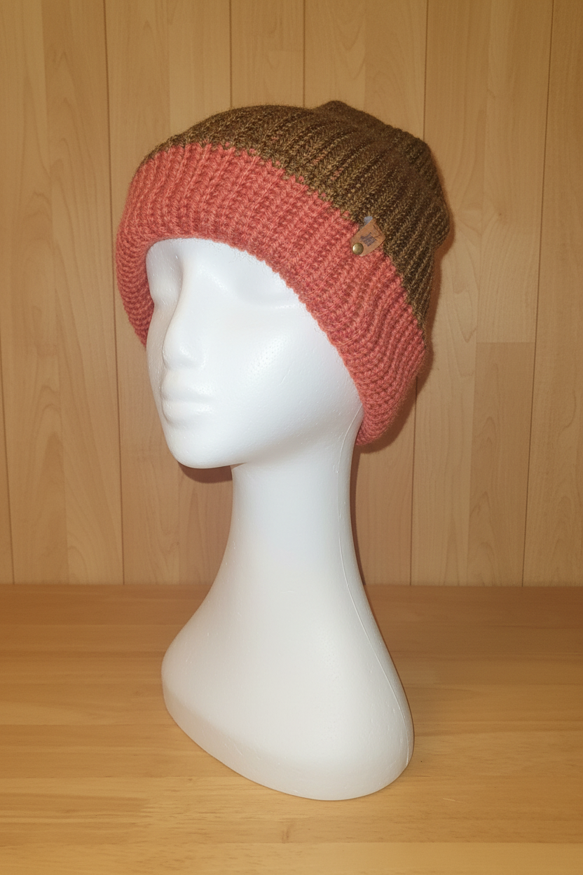 Zara-style mannequin - olive coral cuff - beech wood